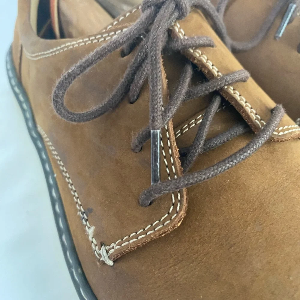 JOHNSTON & MURPHY Boys Shoes 7M Big Boy’s McGuffey Brown Plain Toe Shoes